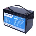 Фабричка цена Deep Cycle Solar RV Caravan Marine 12 волти Литиум-јонски батерии 12V 100ah LiFePO4 батерија