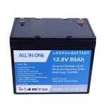 Lifepo4 литиум-јонска батерија 12v 80Ah