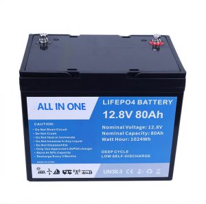 12.8V 80Ah Rechargeable Battery Batterie Lithium Ion Battery