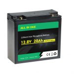 Опрема за полнење Deep Cycle Lifepo4 12V 20AH Литиум јонски батерии OEM